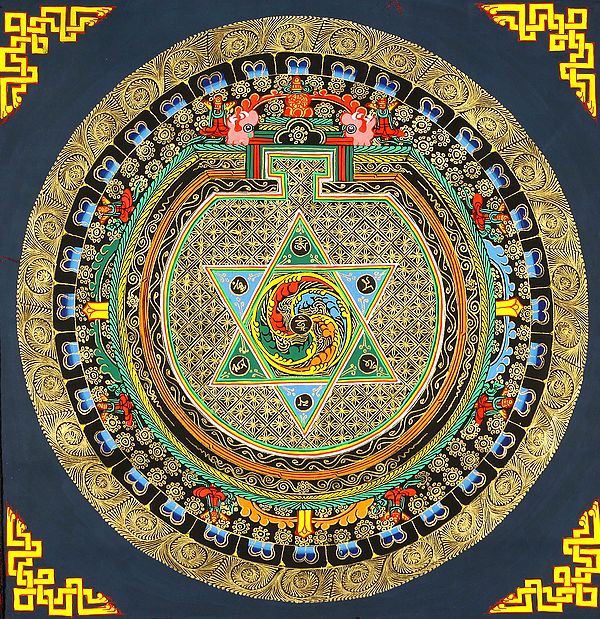 Vajrayogini Mandala with the Syllable Om Mani Padme Hum