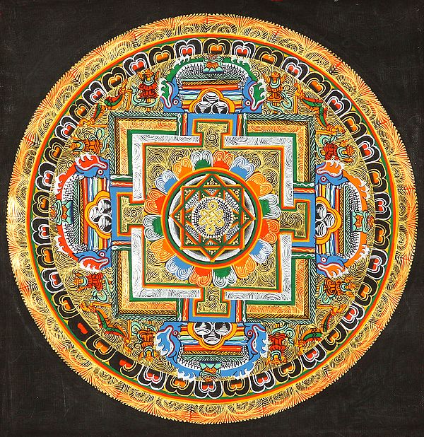 Mandala of The Endless Knot (ASHTAMANGALA)