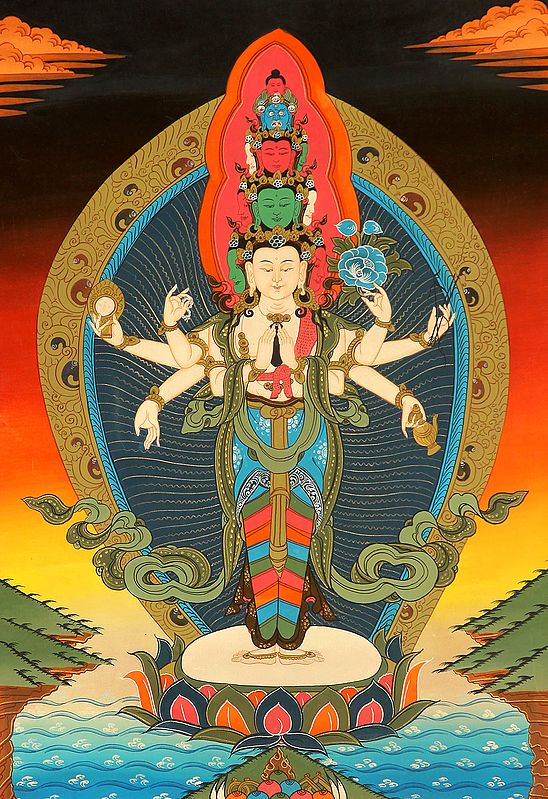 Samantamukha Avalokiteshvara - Bodhisattva of Compassion