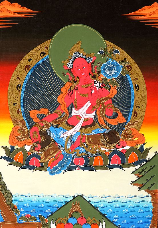 Goddess Tara with the Vase of Immortality