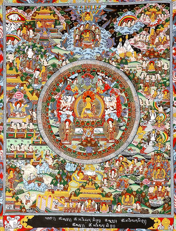 The Mandala of Shakyamuni Buddha and the Scenes from His Life