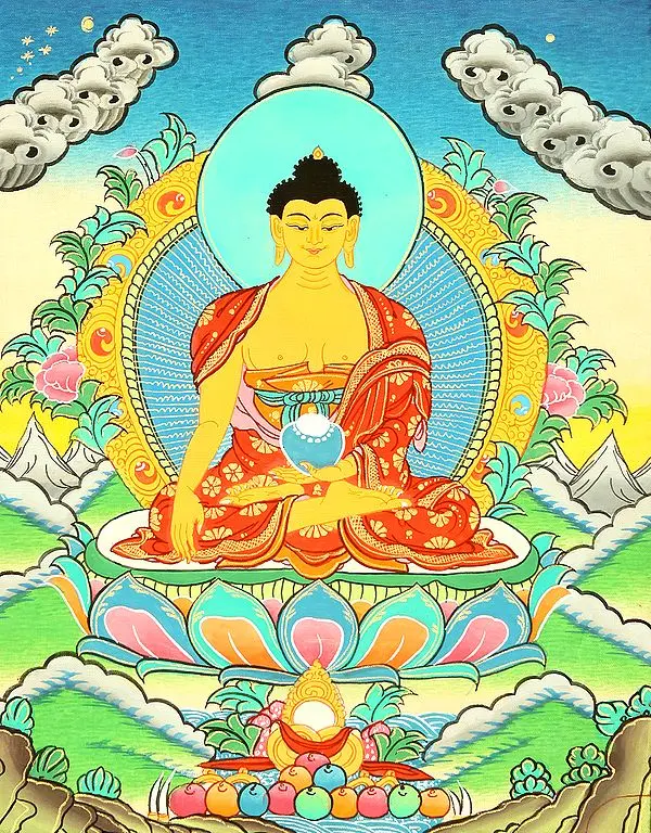Buddha in the Bhumisparsha Mudra