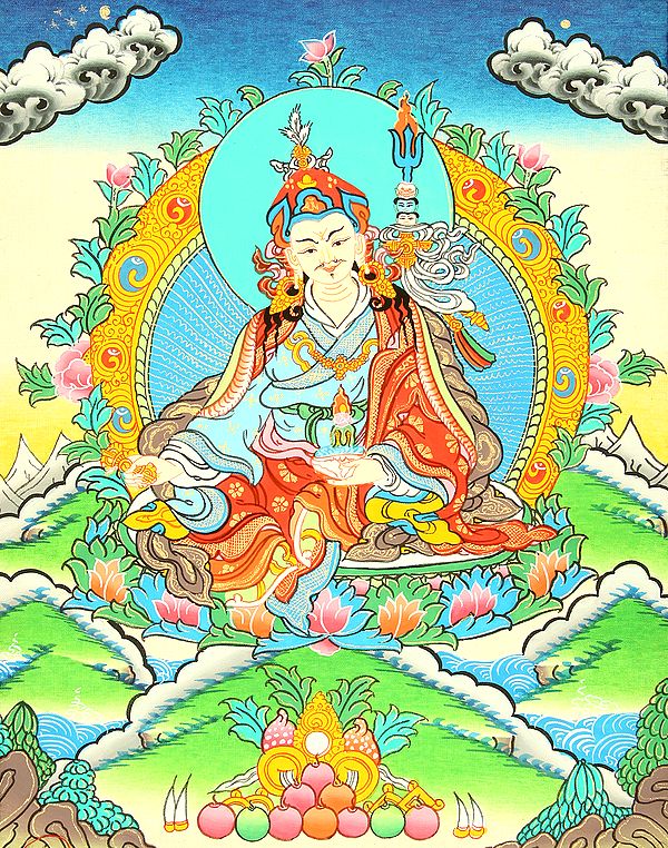 Guru Padmasambhava (Rinpoche the Precious Jewel) | Exotic India Art