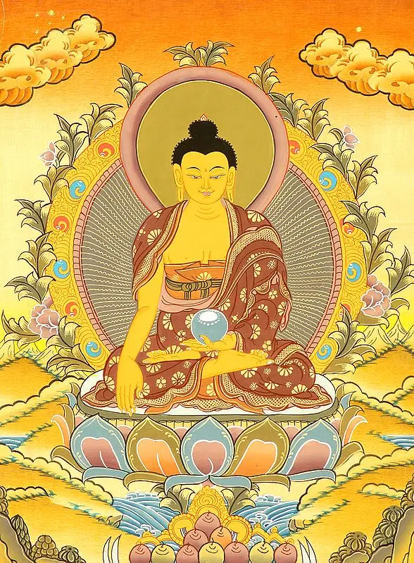 Shakyamuni Buddha in Bhumisparsha Mudra