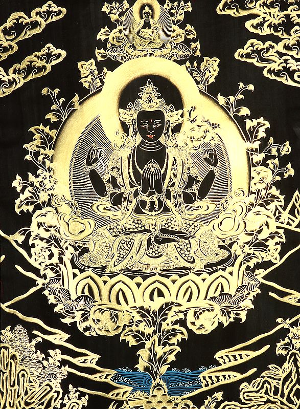 Chenrezig (Shadakshari Lokeshvara) - Most Popular Deity of Tibet