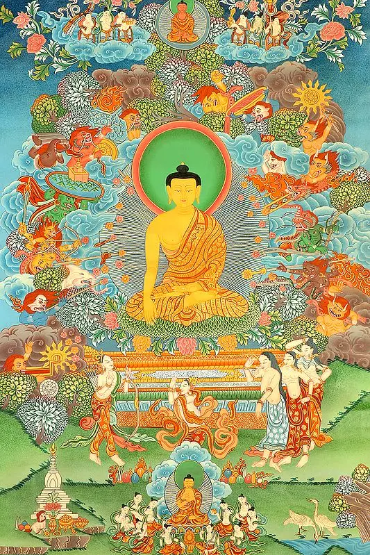 Mara's Challenge to Shakyamuni