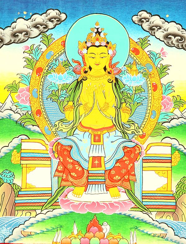 The Future Savior - Maitreya Buddha (Tibetan Buddhist)