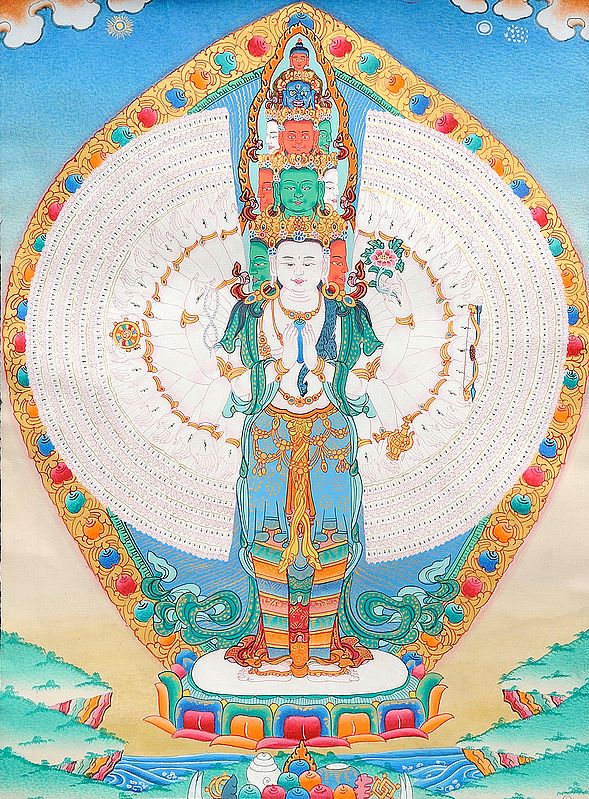 Thousand-Armed Avalokiteshvara (Tibetan Buddhist)