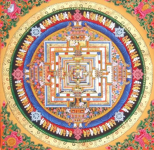 Tibetan Buddhist Kalachakra Mandala