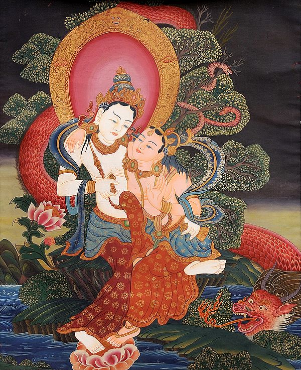 Vajrasattva with His Shakti