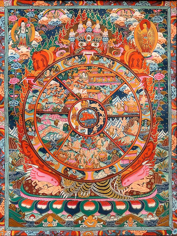 Bhavachakra of Human Life (The Wheel of Life)