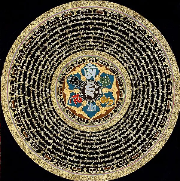 OM MANI PADME HUM MANDALA