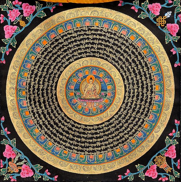 The Buddha Mandala with Syllable Mantra