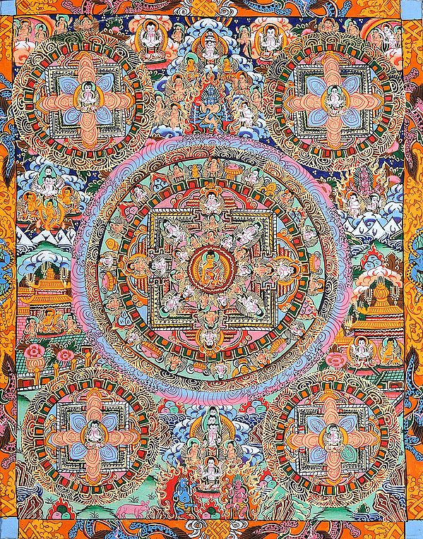 Mandalas of Shakyamuni Buddha and Cosmic Buddhas