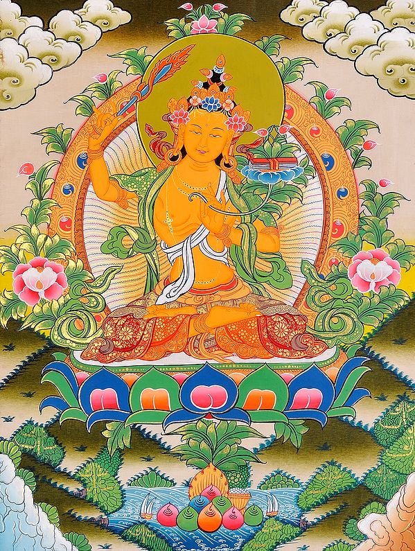 Manjushri - Bodhisattva of Transcendent Wisdom (Tibetan Buddhist)