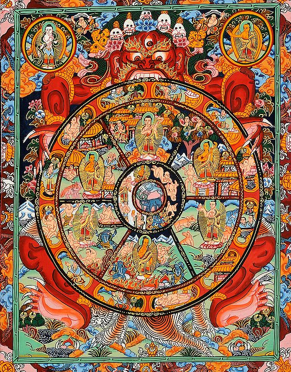 tibetan thangka wheel of life interpretation