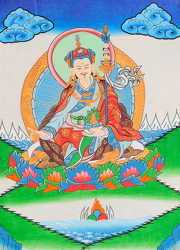 Tibetan Buddhist Deity Rinpoche (Guru Padmasambhava)