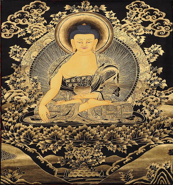 Lord Buddha in Bhumisparsha Mudra