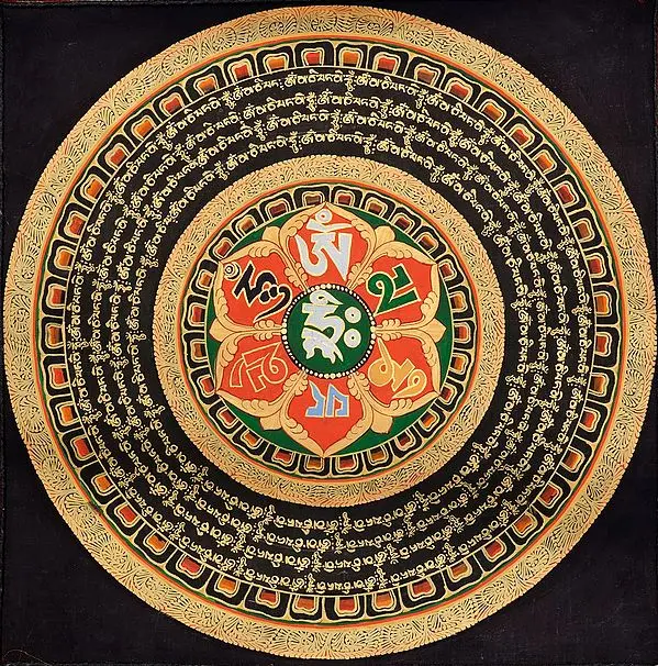 Om Mani Padme Hum Mandala