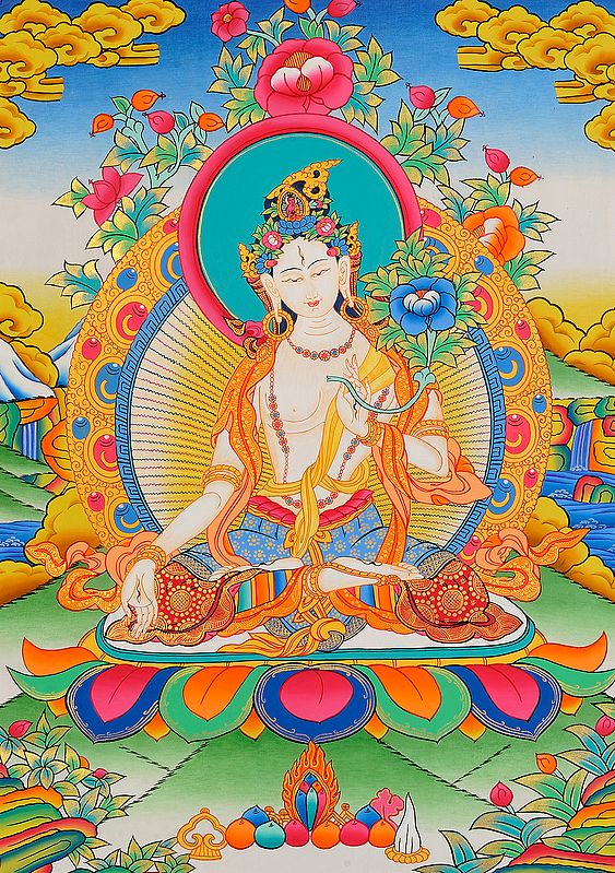 Tibetan Buddhist Goddess White Tara