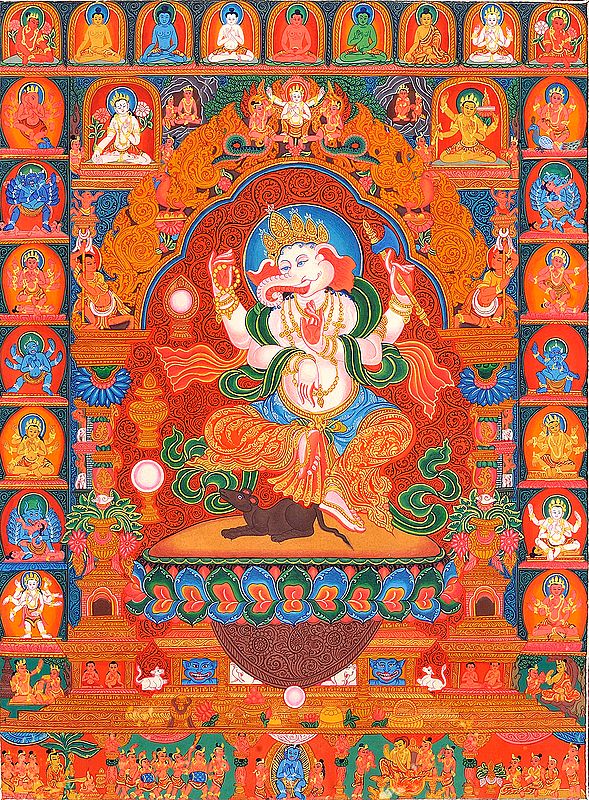 Newari Ganesha (Tibetan Buddhist Respresent)