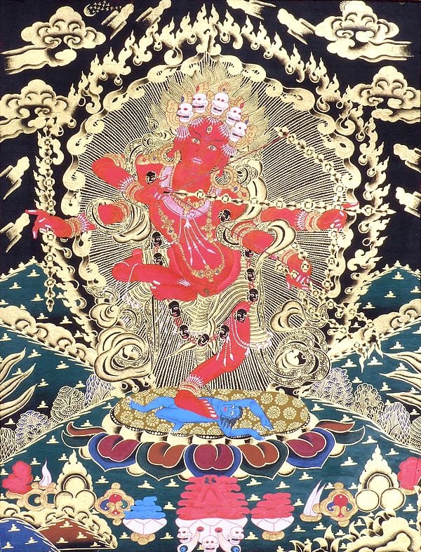 Tibetan Buddhist Goddess Kurukulla - The Red Tara