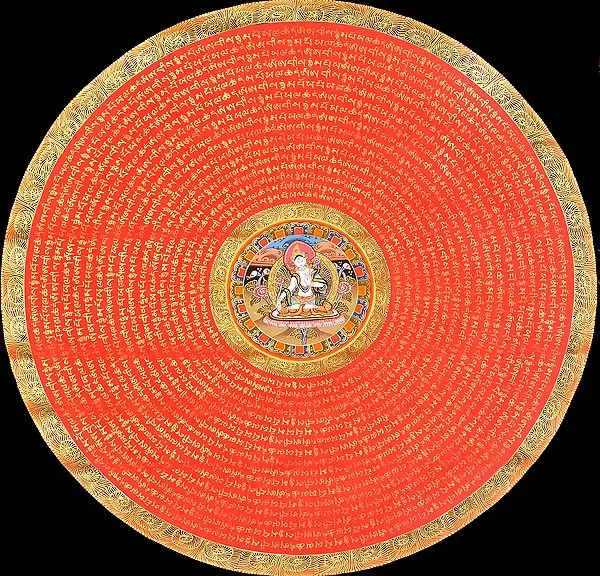 Tibetan Buddhist White Tara Mandala