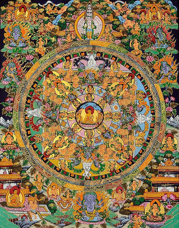 The Buddha Mandala (Tibetan Buddhist)