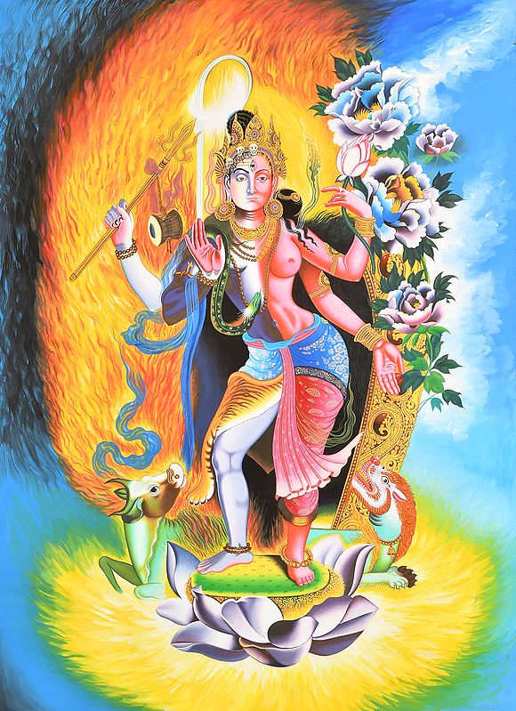 Ardhanarishvara (Shiva Shakti): The Primeval Parents