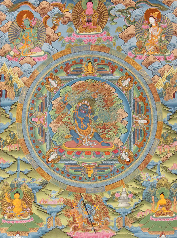 Mandala Which Gives  Unrelenting Effectiveness in the Conquest of Negativity