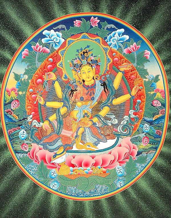 Vasudhara - Goddess of Wealth and Wisdom