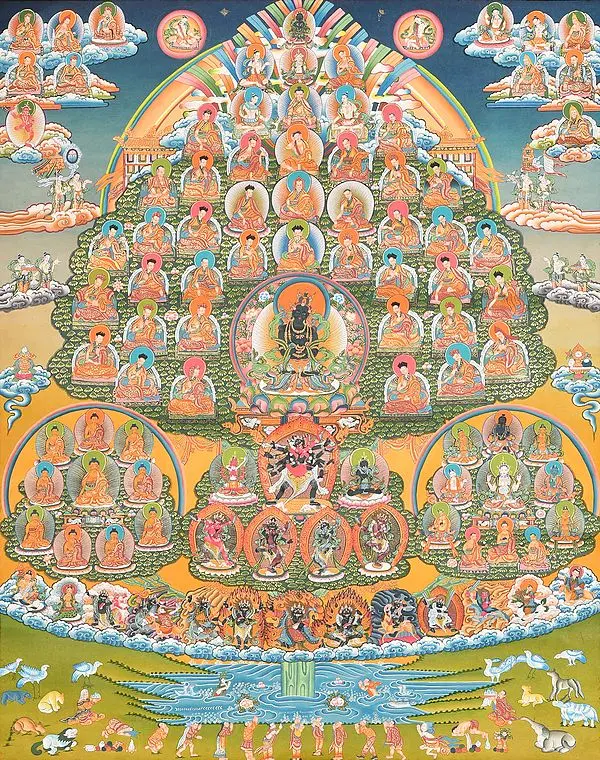 Superfine Vajradhara Refuge Tree - Large Size