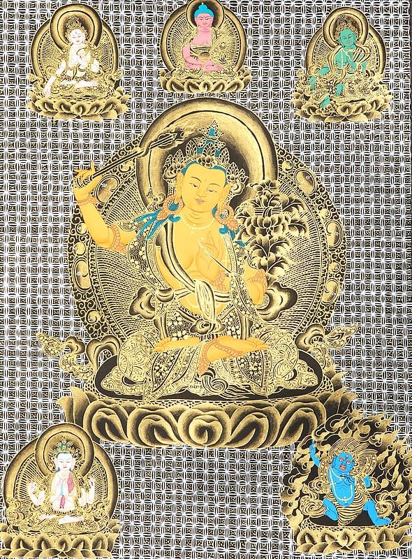Tibetan Buddhist Bodhisattva Manjushri