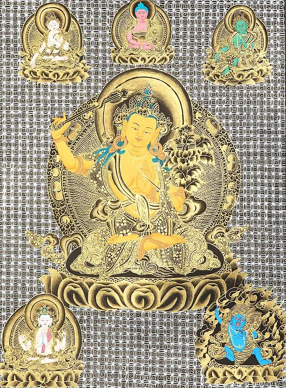 Tibetan Buddhist Bodhisattva Manjushri