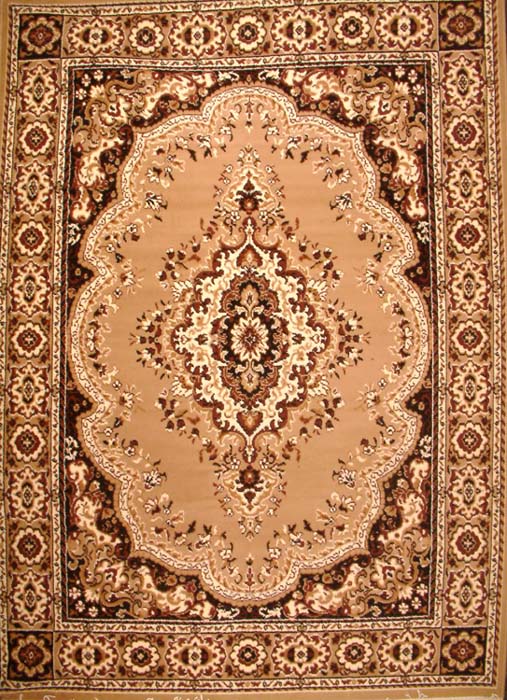 Brown Colored Poly-Cotton Carpet
