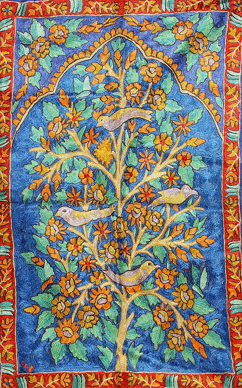 Tree of Life Embroidered Asana
