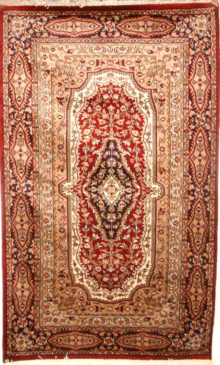 Red-Blue Lahar Kirman Carpet