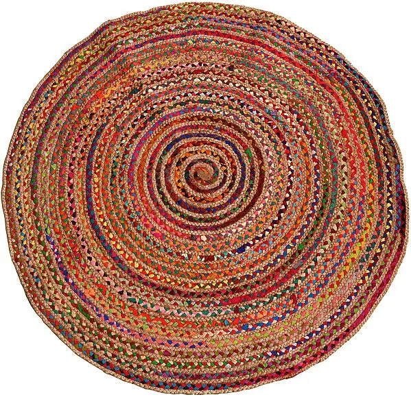 Multicolored Spiral Asana Mat