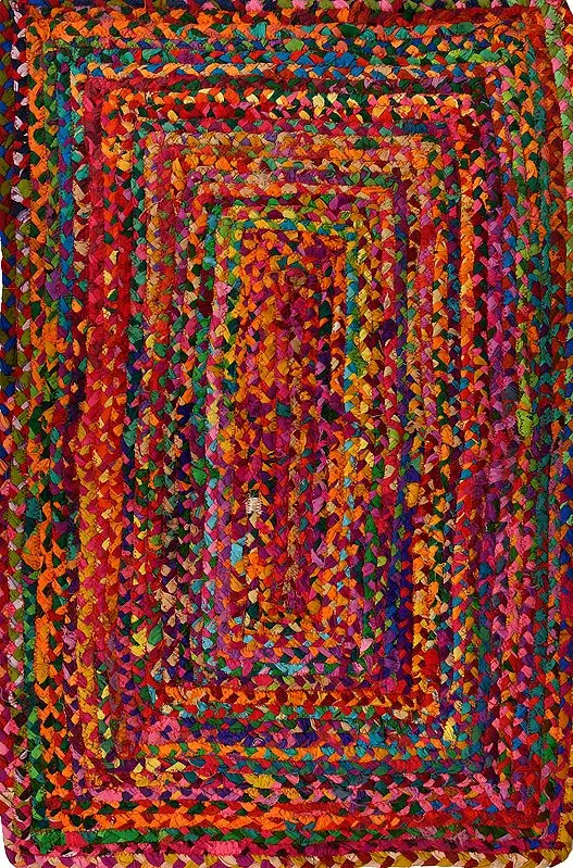 Multicolored Pure Cotton Carpet