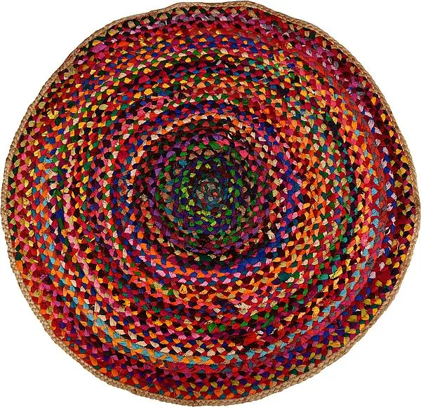 Multicolored Circular Mat