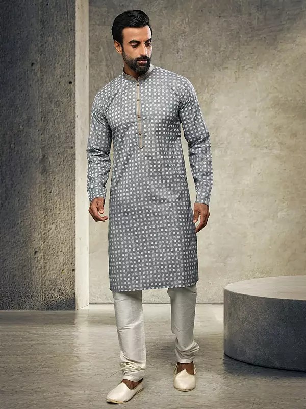 Traditional Festive Wear Cotton and Art Silk Kurta Pajama for Men