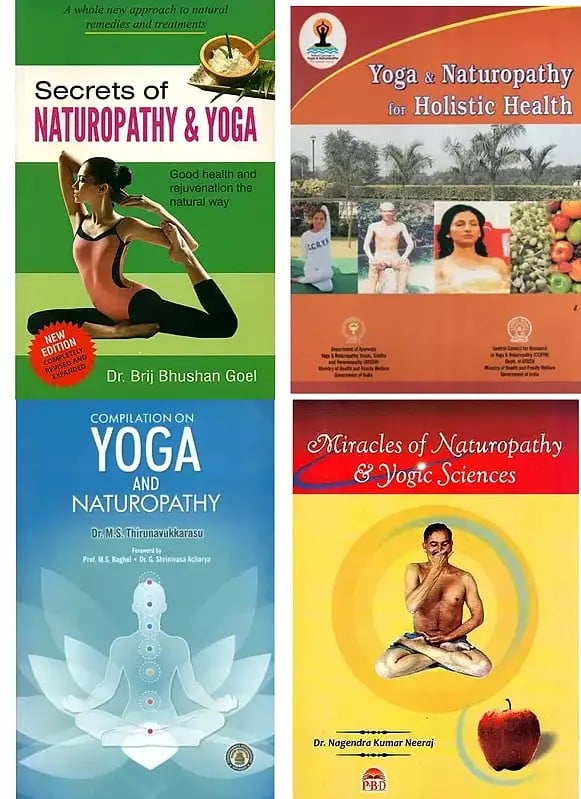 Naturopathy and Yoga (Set of 4 Books)