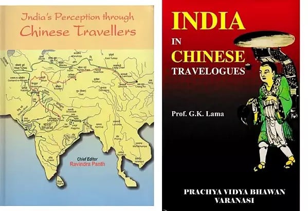 India as seen by Chinese Travellers (Set of 2 Books)