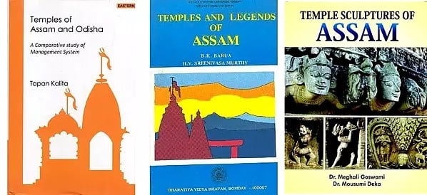 Temples of Assam (Set of 3 Books)