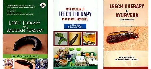 Set of 3 Books on Leech Therapy