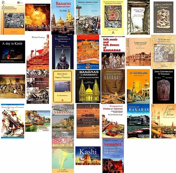 Books on Shiva's City Varanasi: Kashi (Set of 32 Titles)