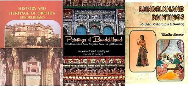 Set of 3 Books on Art of Bundelkhand