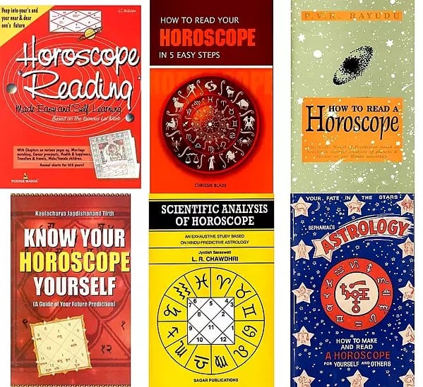 How to Read A Horoscope (Set of 6 Books)