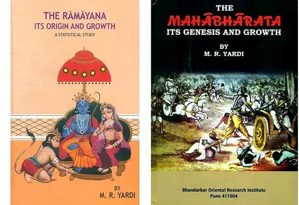 Origin and Growth of Ramayana and Mahabharata (Set of 2 Books)