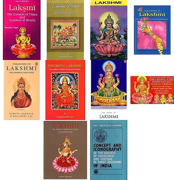 Books on Goddess Lakshmi (Set of 10 Books)